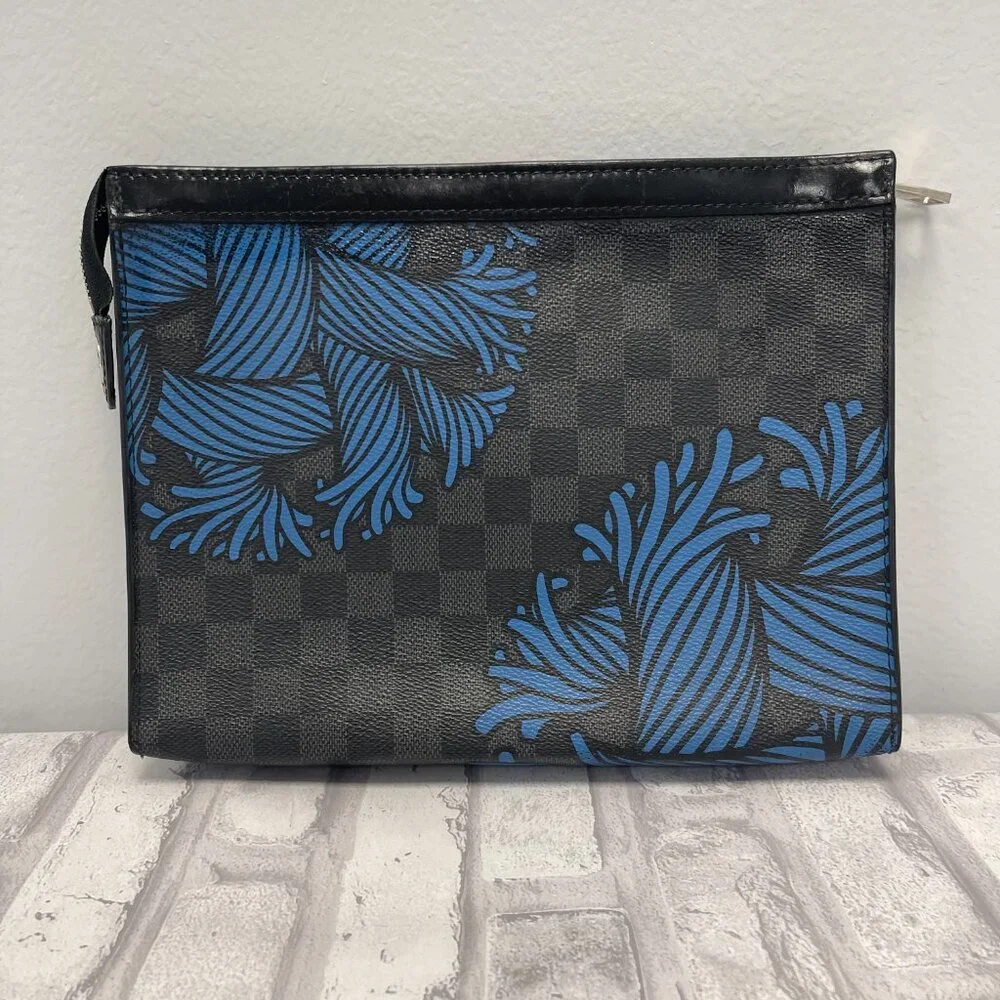 Louis Vuitton Damier Graphite Christopher Nemeth Pochette Voyage Rope - Preowned